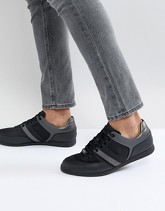 BOSS - Maze - Sneakers grigio metallico con profilo basso - Grigio