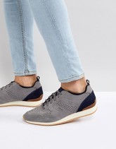 BOSS - Adrenal - Sneakers grigie in nabuk - Grigio