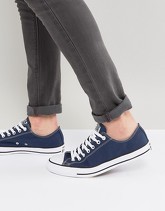 Converse - All Star Ox M9697 - Scarpe da ginnastica blu navy di tela - Navy