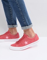 Converse One Star - OX 159815C - Scarpe di tela rosa - Rosa