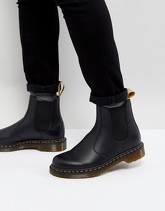 Dr Martens - 2976 - Stivaletti Chelsea in pelle vegan - Nero