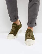 KG By Kurt Geiger - Scarpe da ginnastica base kaki scamosciato - Verde