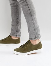 Lyle & Scott - Scarpe da ginnastica scamosciate kaki - Verde