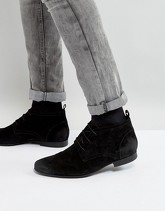 River Island - Chukka scamosciati neri - Nero