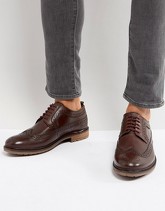 Silver Street - Scarpe brogue bordeaux - Rosso