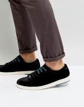 Ted Baker - Lambrt - Scarpe da ginnastica in velluto - Nero