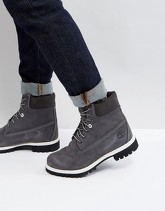 Timberland - Scarponcini classici scamosciati da 6 - Grigio