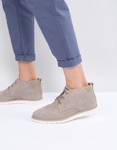 Tommy Hilfiger - Joseph - Desert boots in camoscio traforato color pietra - Pietra