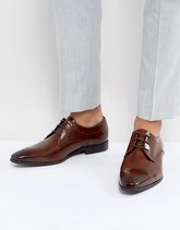 Zign - Scarpe brogue marroni in pelle - Marrone