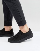 ASOS - Scarpe da ginnastica nere con zip - Nero