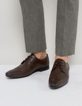 KG By Kurt Geiger - Kenford - Scarpa derby stile brogue in pelle marrone - Marrone