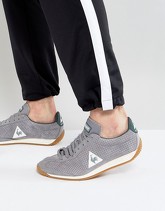 Le Coq Sportif - Quartz 1720088 - Scarpe da ginnastica grigie in nabuk traforate - Grigio