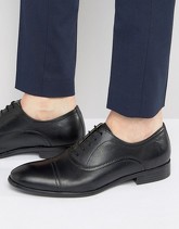 Red Tape - Scarpe Oxford con punta in pelle nere - Nero