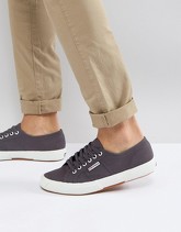 Superga - 2750 - Scarpe di tela classiche grigio scuro - Grigio